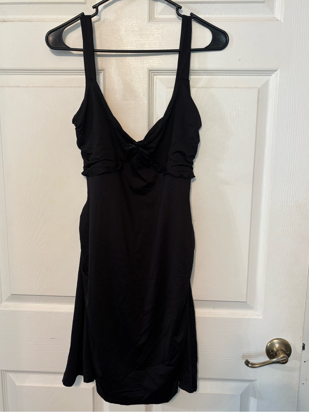 Classic Little Black Dress with Bow in Front